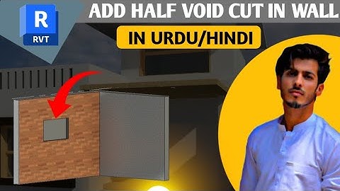 How To Half Void Cut In Wall In Revit 2025 | wall Opening In Revit | Architecture Lab