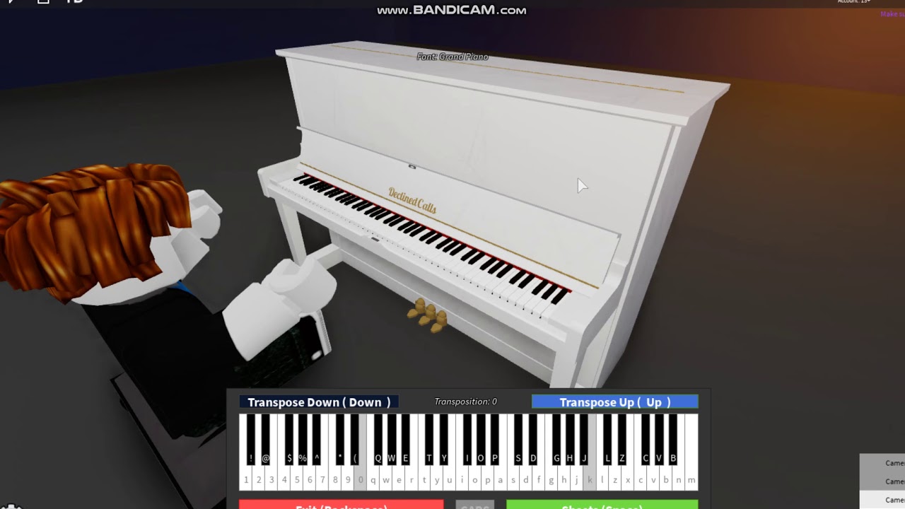 Roblox Playing Virtual Piano Visualizations Youtube - virtual piano sheets roblox havana