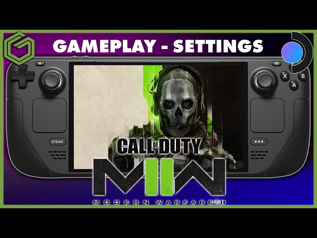 Steam Deck Gameplay - Call of Duty Modern Warfare 2 (2022) Beta