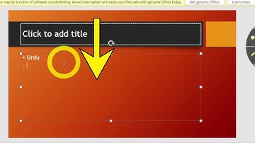 Bullets and Numbering in PowerPoint | Urdu/Hindi Tutorial | Computer Basics for students