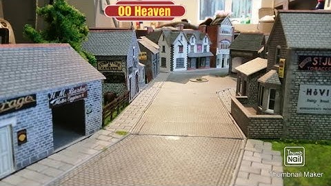 DIY Model Railway Scratch Building.  How To Create a Realistic Town Scene from Scratch.
