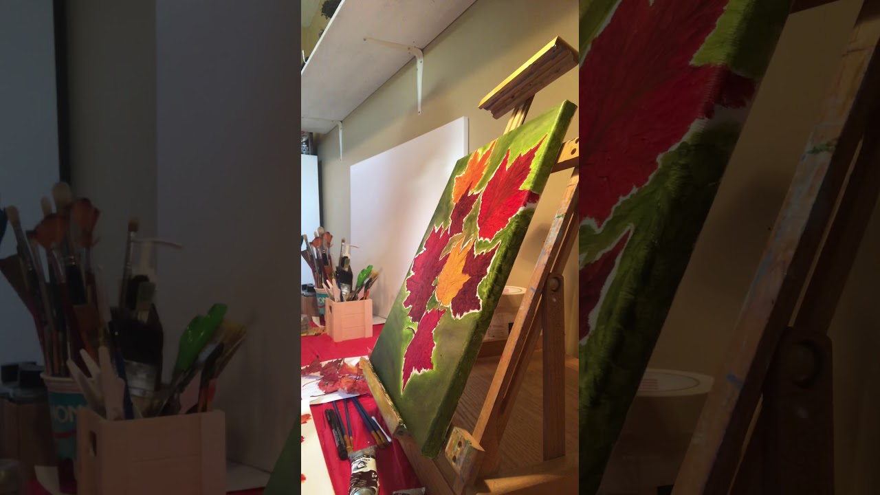 Painting Fall Leaves