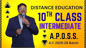 APOSS SSC & Intermediate 2025-26 Admission Details | Apply Now! Dr. Kalahasthi Youth Trainer