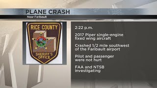 Plane crashes after taking off from Faribault airport