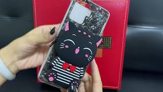 KC Black Shell Black Stripes Coin and Air Buds Purse Wallet Case Back Cover screenshot 5