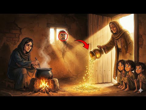 قصة الأرملة التي كانت تطبخ الحجارة لأطفالها من شدة الجوع فأرسل الله لها رزقا غير حياتها