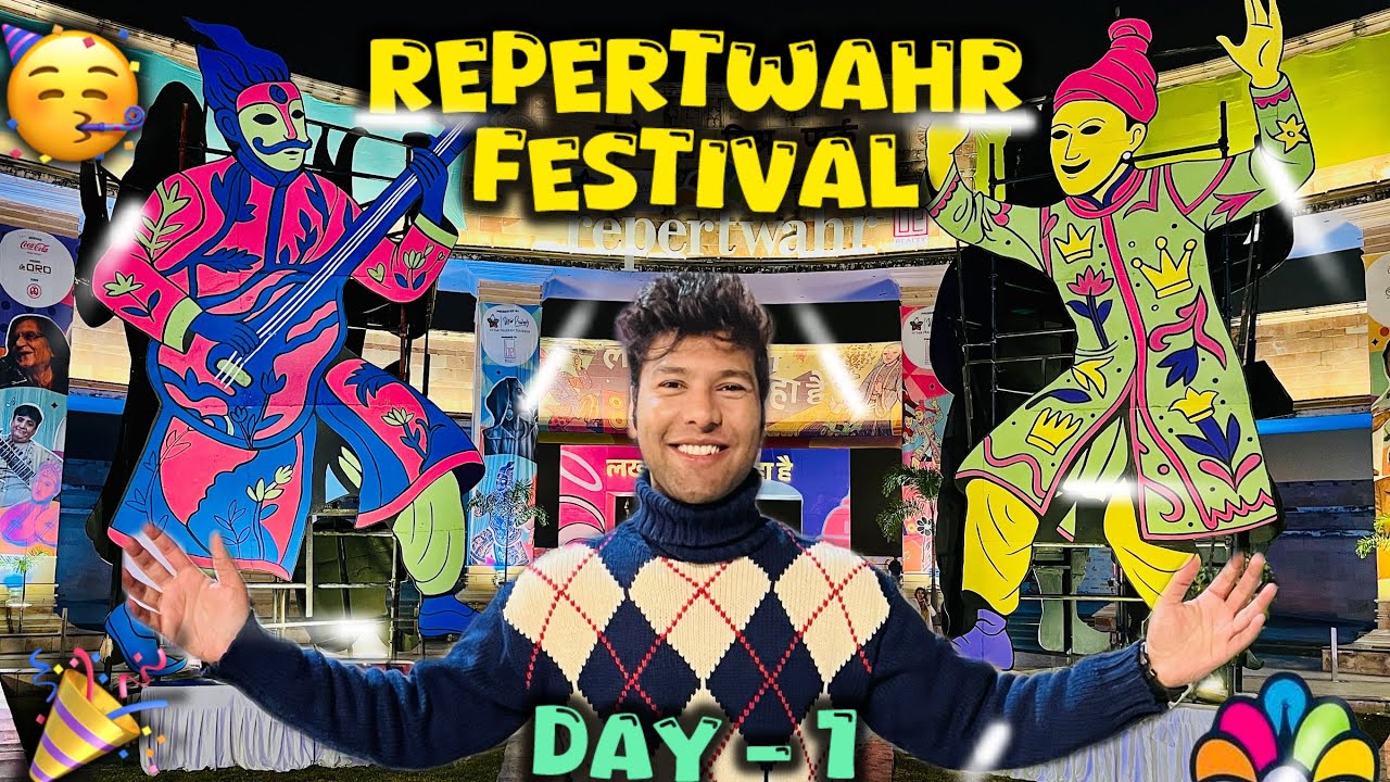 Lucknow Biggest Festival is Live - REPERTWAHR FESTIVAL 🤩🎊 | DAY - 1