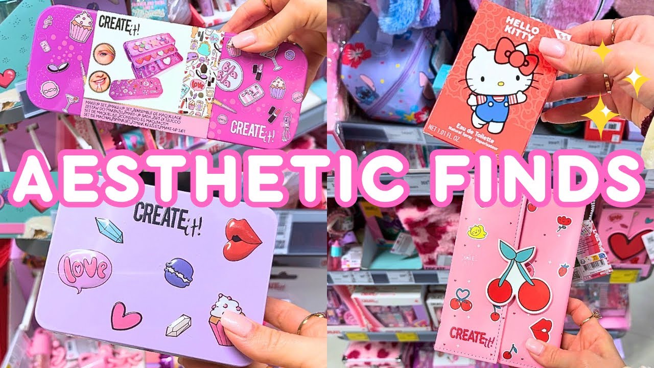 Aesthetic Shopping Vlog: Finding Sanrio Makeup, Y2K Lip Gloss & Preppy Stationery