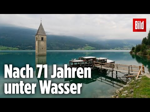 Graun: Im See versunkenes Dorf taucht wieder auf
