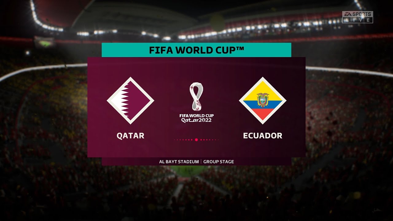 FIFA 23 World Cup Match 1: Qatar vs Ecuador