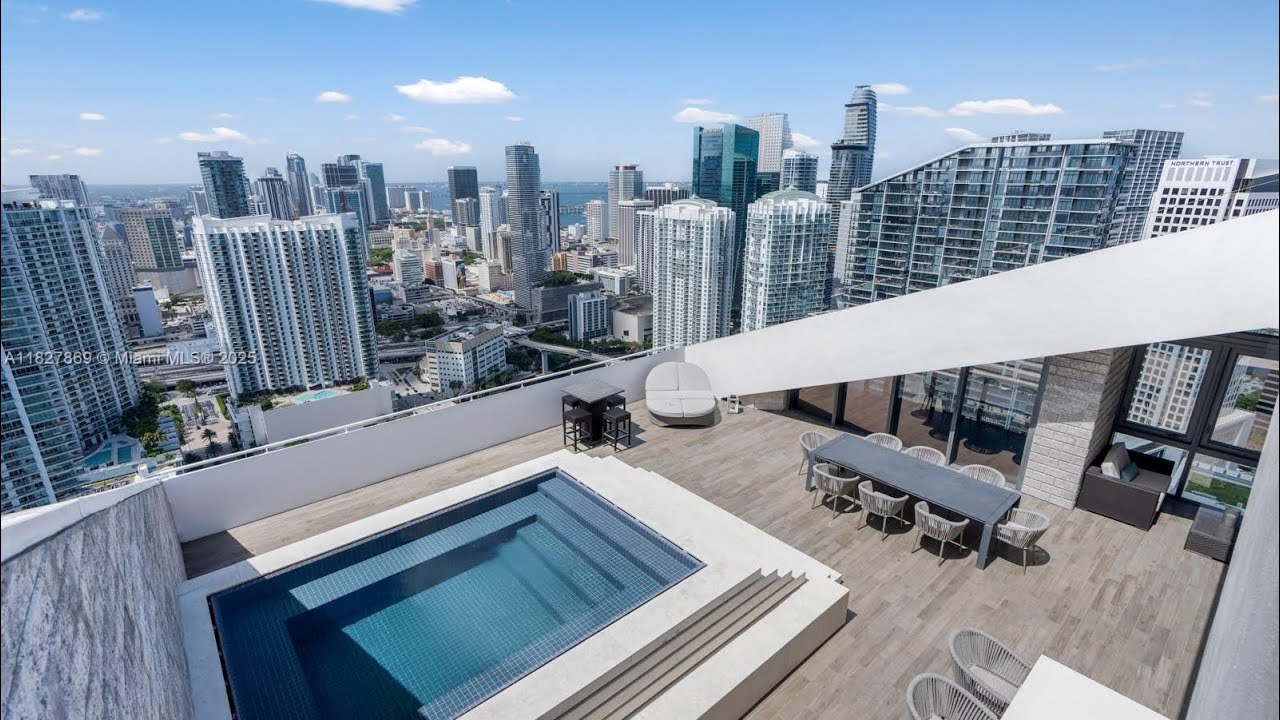 2-Story Upper Penthouse at Rise Brickell City Centre