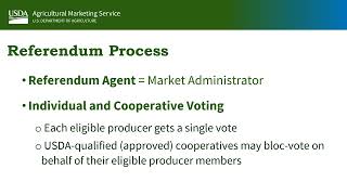 FMMO National Proceeding:Referendum Process