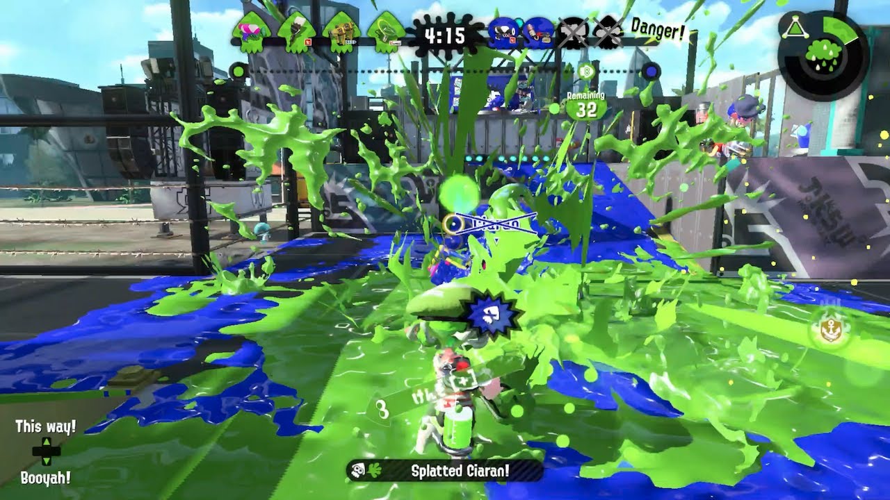 Splatoon 2: Splatting the Splatlings in League Rainmaker [7(1)-0, Tri-slosher Nouveau]