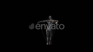 4K Wired Art Mannequin Dancing | Motion Graphics - Envato elements