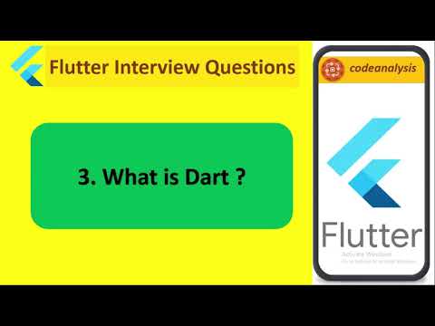 What is Dart ?? || Flutter Interview Questions || Flutter || codeanalysis