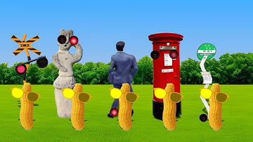 踏切カンカンが体をクネらせて仲間と愉快に行進