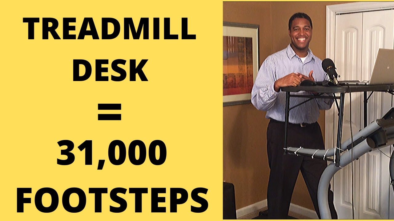 Treadmill desk results 12 miles in one day YouTube