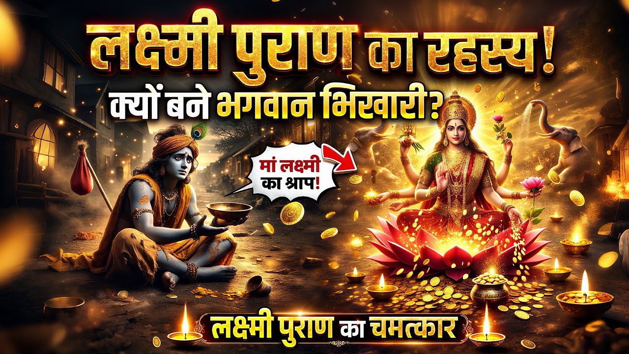 लक्ष्मी पुराण का रहस्य! क्यों बने भगवान कृष्ण भिखारी? | Lakshmi Puran Mystery #aidocumentary #laxmi 