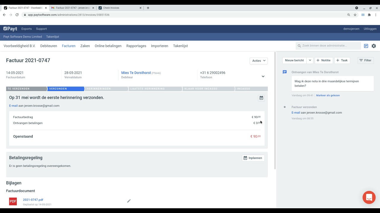 DemoFysiomanagerPayt