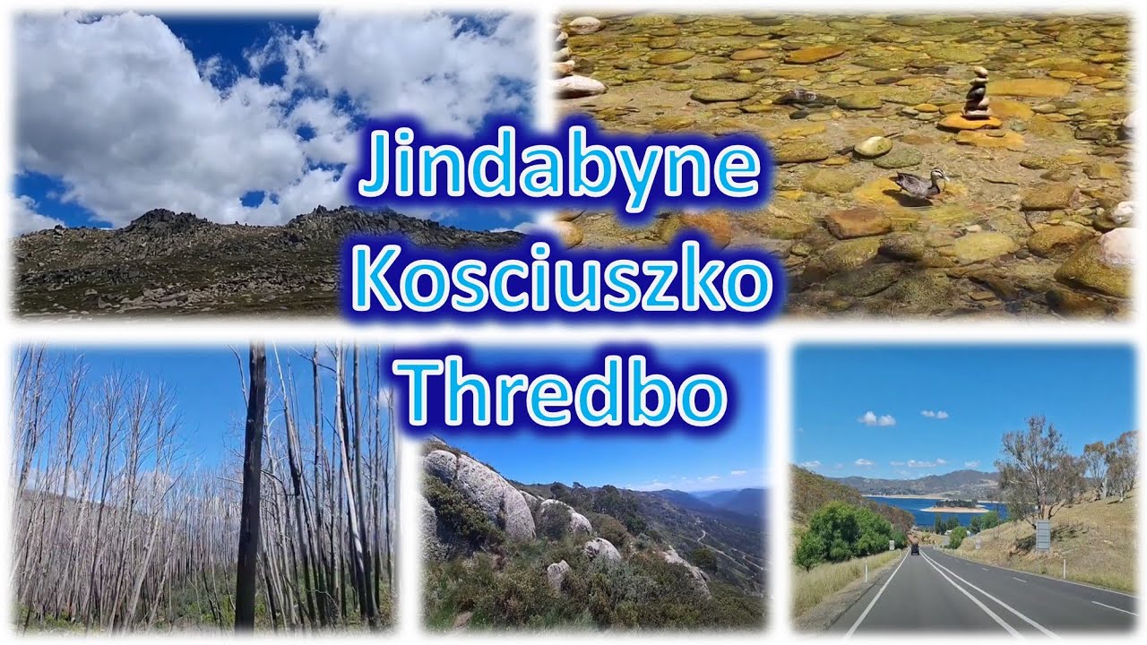 Beautiful Australian high country, Jindabyne, Thredbo and Mount Kosciuszko in summer