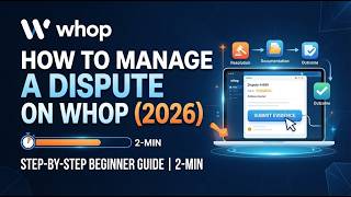 How to Manage a Dispute on Whop 2026 Step by Step Beginner Guide 2 Min