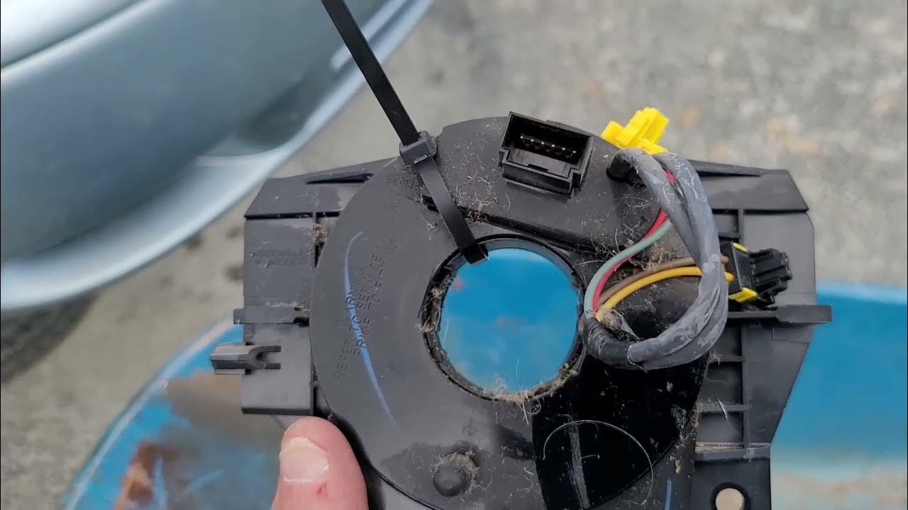 Dana's Garage 08 Jeep compass Air Bag code squib 2 Bad Clock spring Pt2 YouTube