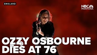Ozzy Osbourne dies at 76