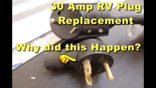 30 Amp RV Male Plug Replacement on Hughes Watchdog