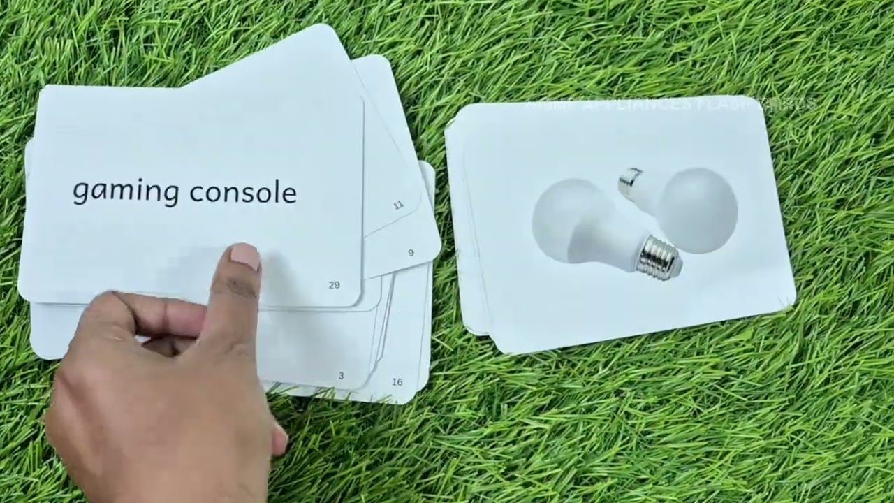 "Home Appliances Flash Cards for Toddlers 🏠 | Right Brain Education Learning Tool 🧠✨"
