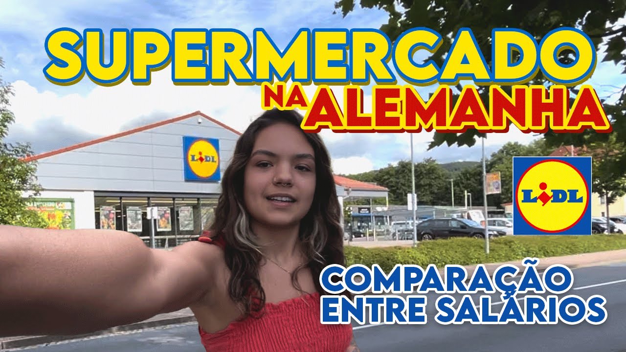 SUPERMERCADO na ALEMANHA - Comparação de preços e produtos com o Brasil