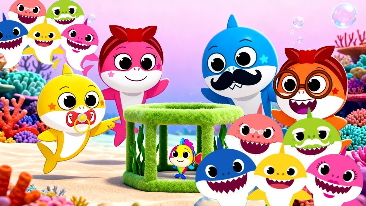 Baby Shark Rescue Remix 🐬 | Pinkfong Dance Party for Kids Sing Along |  Kids Fun Tube TV