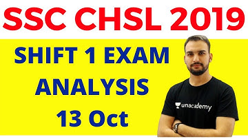 13 October-1st Shift SSC CHSL 2019 ANALYSIS | CHSL Tier-1 Maths All 25 Questions By Avadhesh Dixit