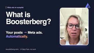 What is Boosterberg Turn Your Posts Into Meta Ads Automatically