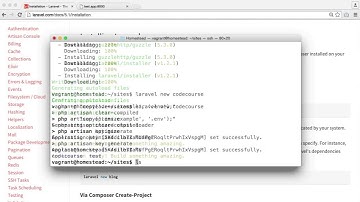 Laravel Homestead Guide: Installing Laravel (3/4)