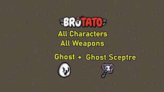 [181/457] Brotato - All Characters - All Weapons - Ghost - Ghost Sceptre
