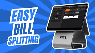 How to Split Bills Easily with PAYS POS | Step-by-Step Restaurant POS Demo