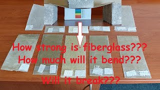 Fiberglass work / How strong is fiberglass/ Fiberglass bending test