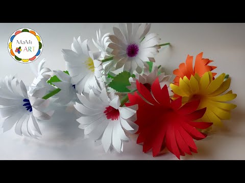 Wideo: Jak Zrobić Papierowe Kwiaty