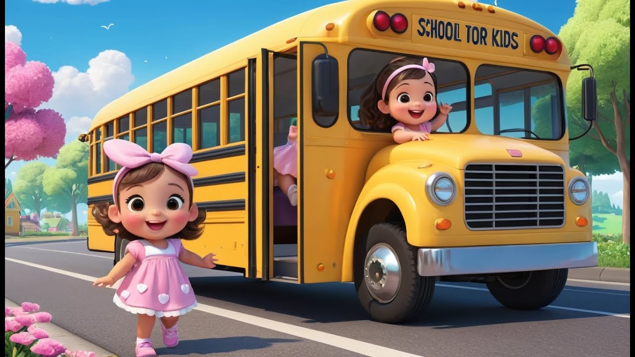 Bus Ride Morning Song | Happy School Bus Song for Kids