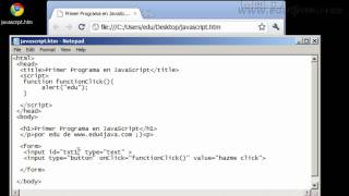 Tutorial JavaScript 1 en Español Primer Programa