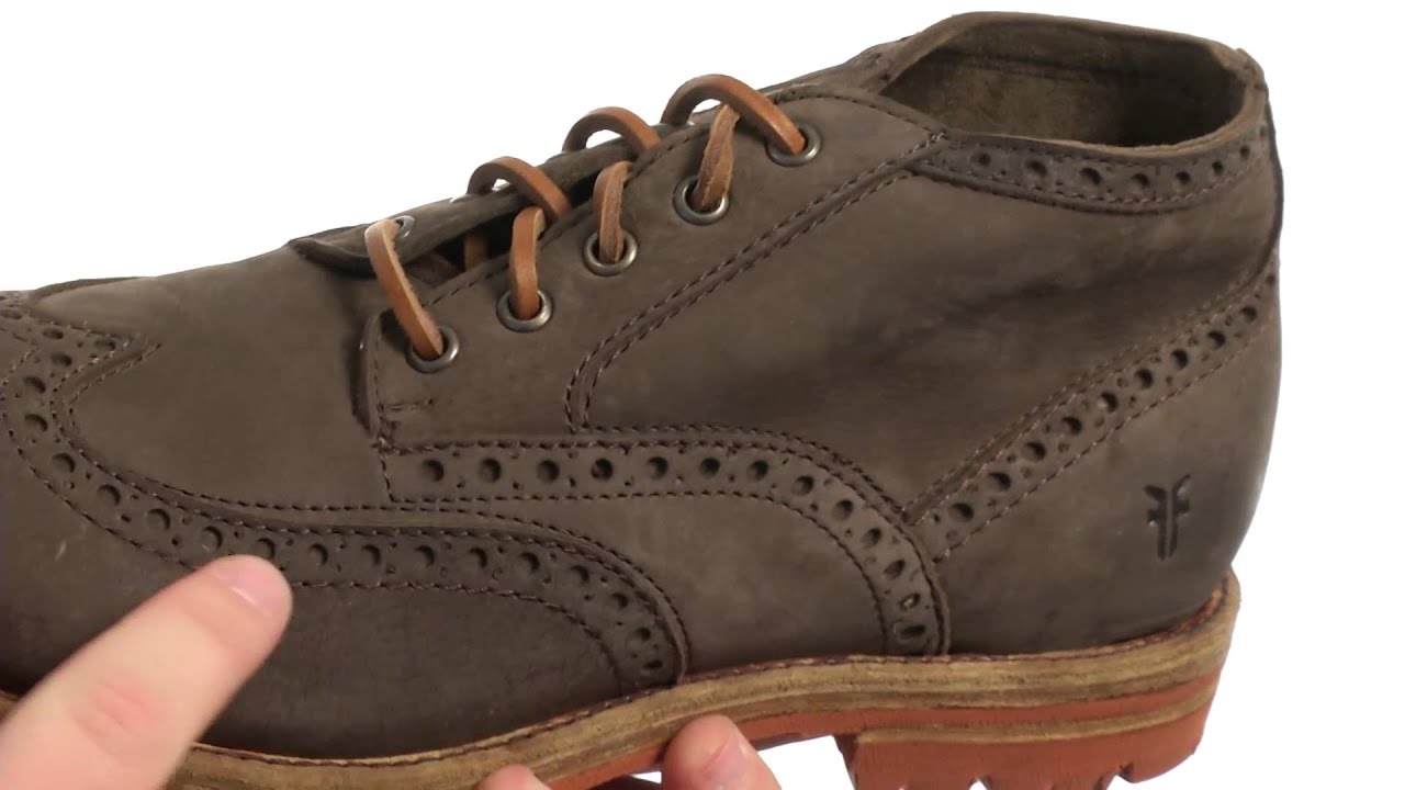 Frye Phillip Lug Wingtip Chukka SKU:8452771 - YouTube display picture 1