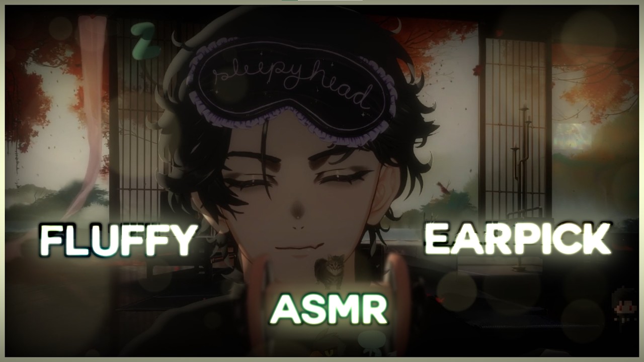 💤 Crisp Clear Fuffy Earpick 👂 Ear Cleaning! (No Talking) - [3Dio ASMR]