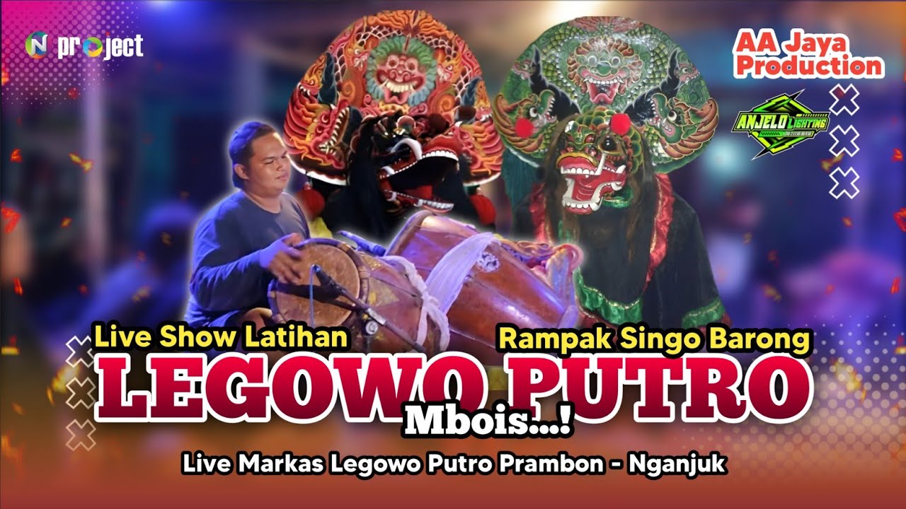[Rampak Singo Barong] LEGOWO PUTRO Live Markas - Prambon - Nganjuk