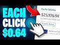 Get Paid $0.64 Per Click (Free Paypal Money!) How to Make Money Online Fast 2020