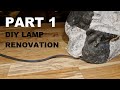 Renovating a DIY Papier-Mache Lamp Part 1