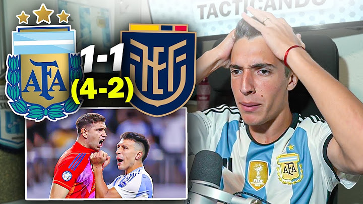 ARGENTINA 1 (4) - ECUADOR 1 (2) - REACCIÓN PICANTE - Copa América 2024 - Toto Bordieri