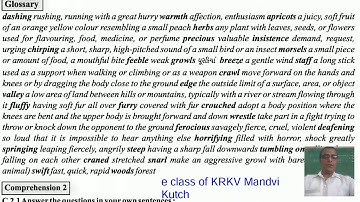 UNIT:1 Read:2 THE WILD SAVIOUR