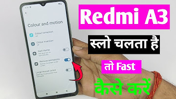 redmi A3 mobile slow chalta hai kya kare | redmi A3 fast kaise kare | How to fast redmi a3