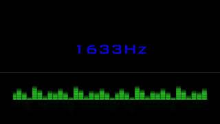ⒽⓏ| 1633Hz Pure Tone Frequency| NO Music , For Meditation, Testing. Black Screen