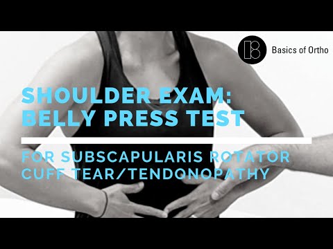 Shoulder Exam: Belly